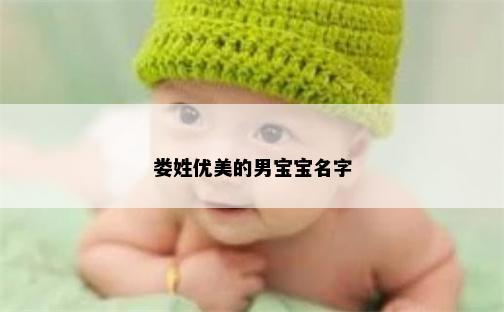 娄姓优美的男宝宝名字