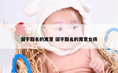 诞字取名的寓意 诞字取名的寓意女孩