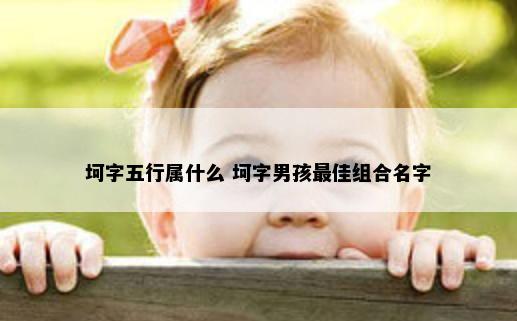 坷字五行属什么 坷字男孩最佳组合名字