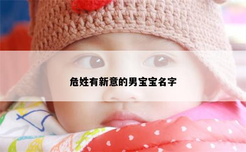 危姓有新意的男宝宝名字