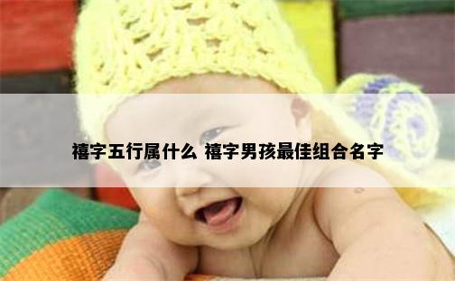 禧字五行属什么 禧字男孩最佳组合名字
