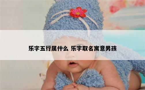 乐字五行属什么 乐字取名寓意男孩
