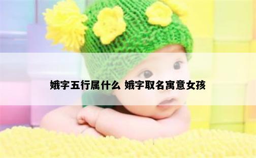 娥字五行属什么 娥字取名寓意女孩