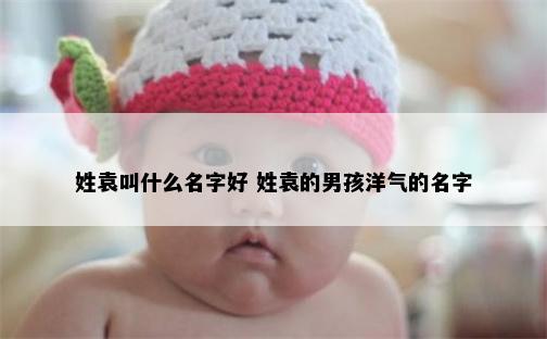 姓袁叫什么名字好 姓袁的男孩洋气的名字