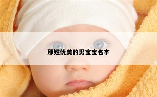 那姓优美的男宝宝名字