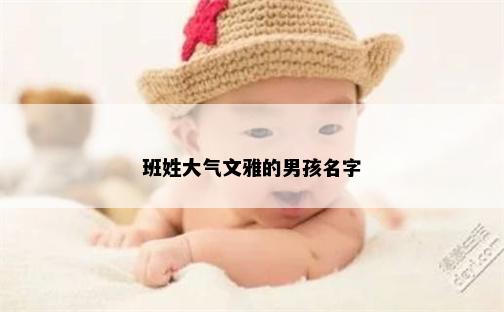 班姓大气文雅的男孩名字