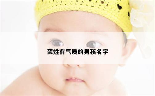 龚姓有气质的男孩名字