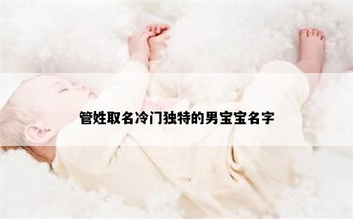 管姓取名冷门独特的男宝宝名字