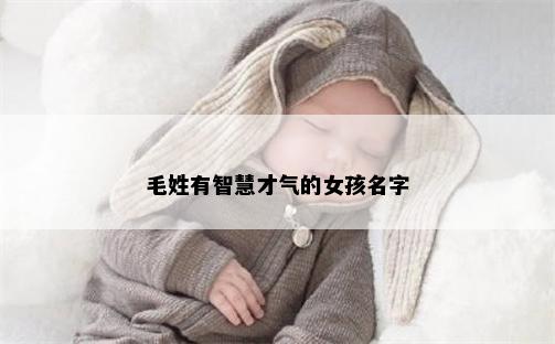 毛姓有智慧才气的女孩名字