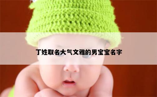 丁姓取名大气文雅的男宝宝名字