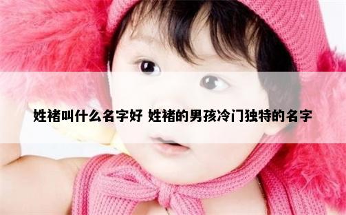 姓褚叫什么名字好 姓褚的男孩冷门独特的名字