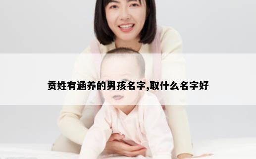 贲姓有涵养的男孩名字,取什么名字好