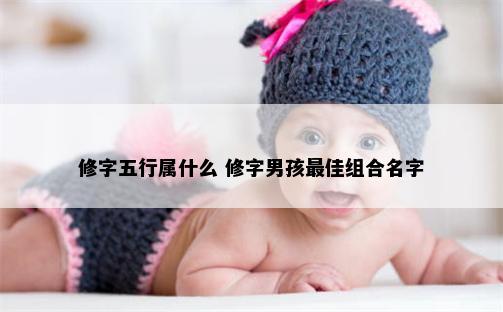 修字五行属什么 修字男孩最佳组合名字