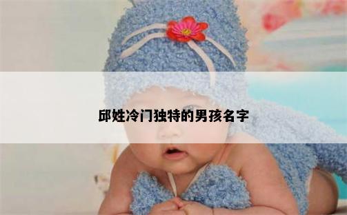 邱姓冷门独特的男孩名字