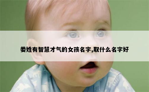 娄姓有智慧才气的女孩名字,取什么名字好