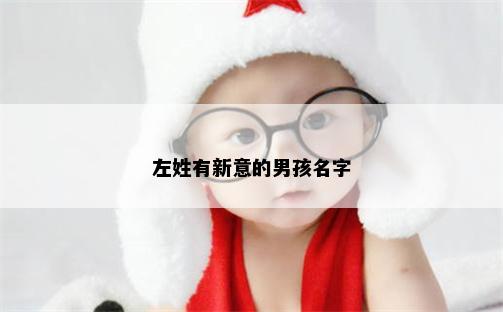 左姓有新意的男孩名字