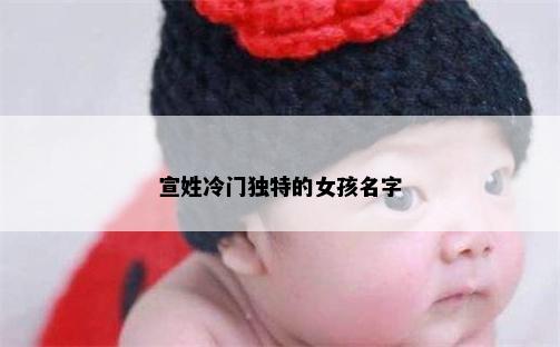 宣姓冷门独特的女孩名字