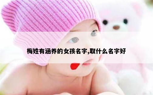 梅姓有涵养的女孩名字,取什么名字好