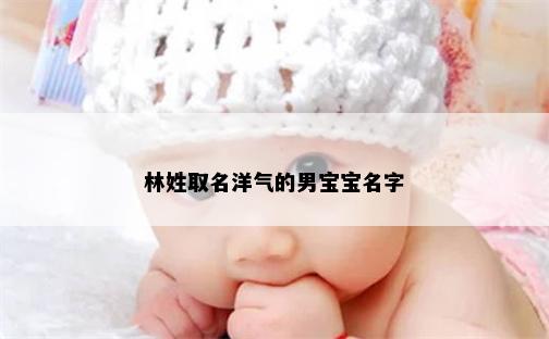 林姓取名洋气的男宝宝名字