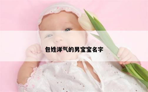 包姓洋气的男宝宝名字