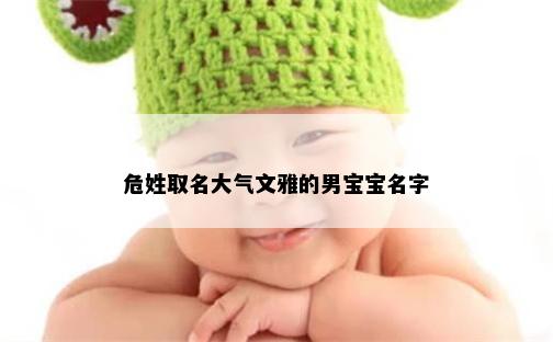 危姓取名大气文雅的男宝宝名字
